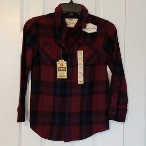 Ultimate Flannel Burgundy